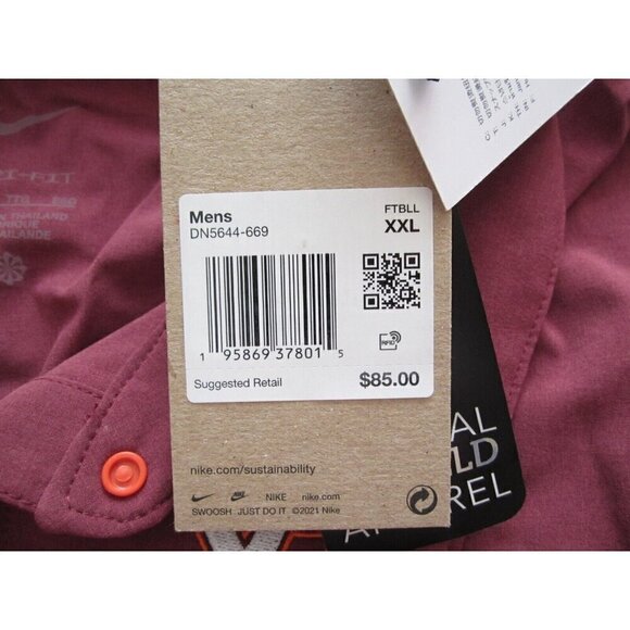 New Nik Dri Fit Virginia Tech Hokies On Field Short Sleeve Shirt Sz XXL (NW141) - Picture 4 of 12